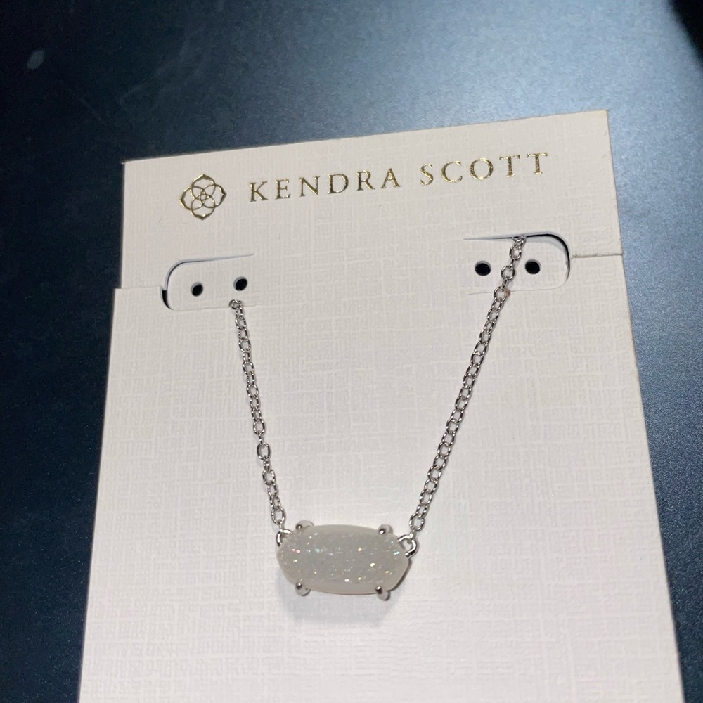 Kendra Scott Silver EVER Necklace - Picture 7 of 7